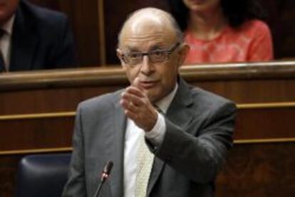 El ministro de Hacienda y Administraciones Públicas, Cristóbal Montoro.