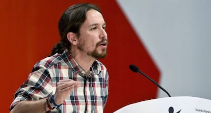 Podemos leader Pablo Iglesias.