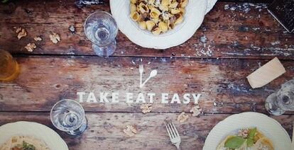 Página web de Take Eat Easy.