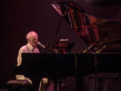 Peter Hammill, ayer en Madrid.