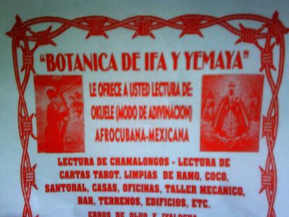 La santería parece que tiene remedio para todo menos para la extraña gripe.