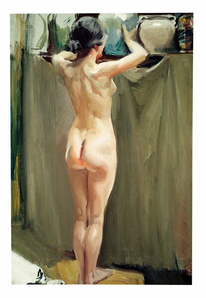 'Desnudo de mujer' (1910), único retrato de Joaquín Sorolla que muestra desnuda a su mujer, Clotilde.