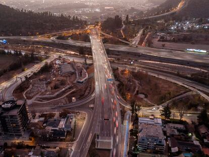Autopista AVO 1 desarrollada por Sacyr en Chile, en una foto proporcionada por la empresa.