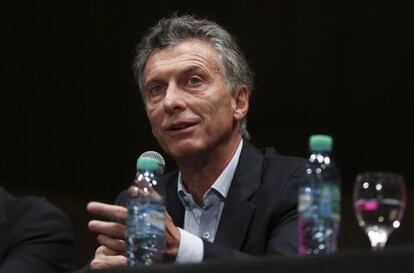 O presidente eleito Mauricio Macri, na semana passada.