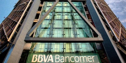 La torre de BBVA Bancomer en México.