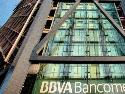 La torre de BBVA Bancomer en México.
