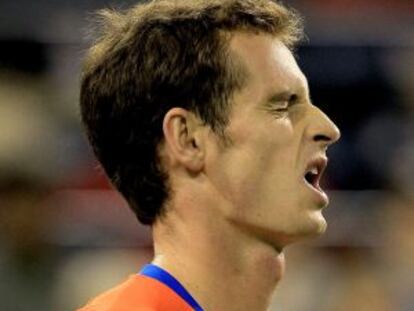 Andy Murray, durante el partido contra García-López