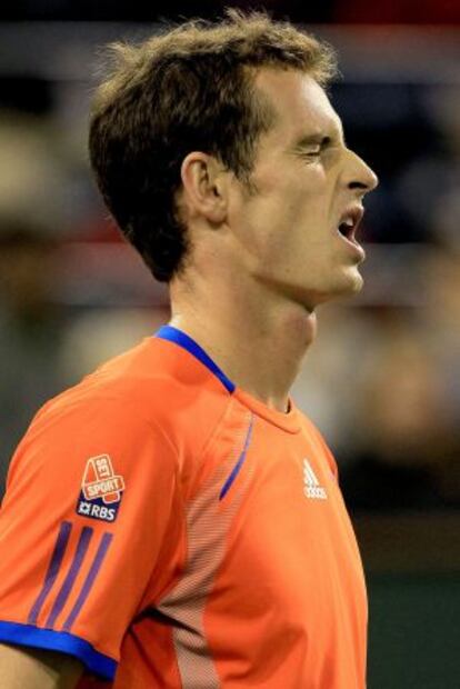 Andy Murray, durante el partido contra García-López
