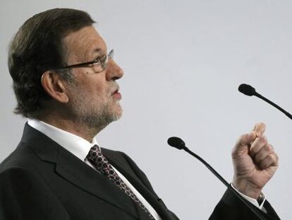Rajoy, durante su intervención este viernes en Panamá.