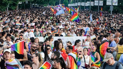Manifestación del Orgullo en Madrid, en 2023.