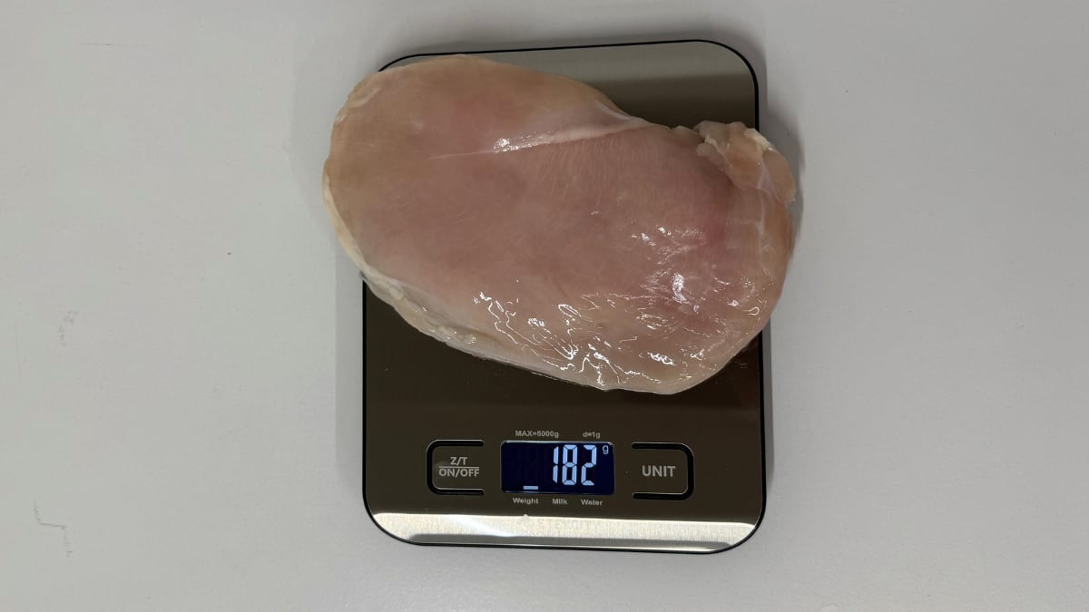 Prueba con la báscula de cocina de Etekcity.