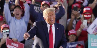 Donald Trump, en un mítin el 19 de octubre en Tucson (Arizona, EE UU).