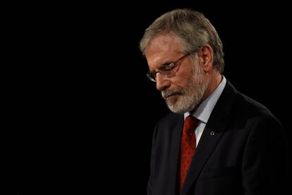 Gerry Adams, presidente del Sinn F&eacute;in.