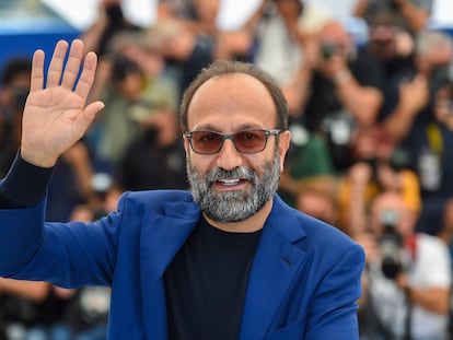 Asghar Farhadi, en Cannes el pasado 14 de julio, durante la presentación en el festival de 'Un héroe'.