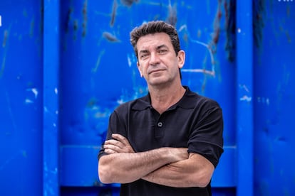 Arturo Valls, antes de la entrevista.