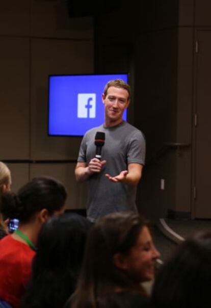Mark Zuckerberg, creador de Facebook, en una compareixença el mes passat.