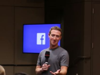 Mark Zuckerberg, fundador do Facebook, em uma aparição no mês passado.