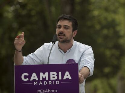 Ramón Espinar, senador de Podemos.