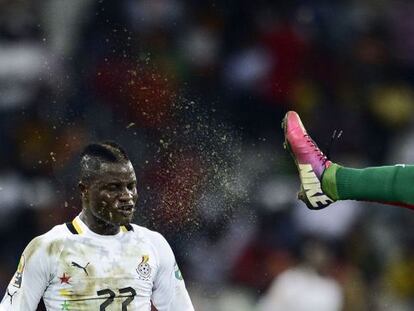 Wakaso, durante la Copa de &Aacute;frica.