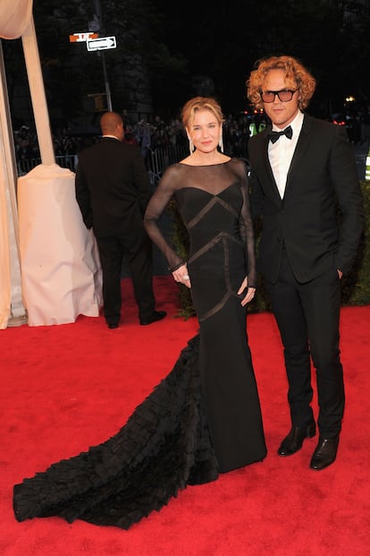 Renée Zellweger y Peter Dundas.