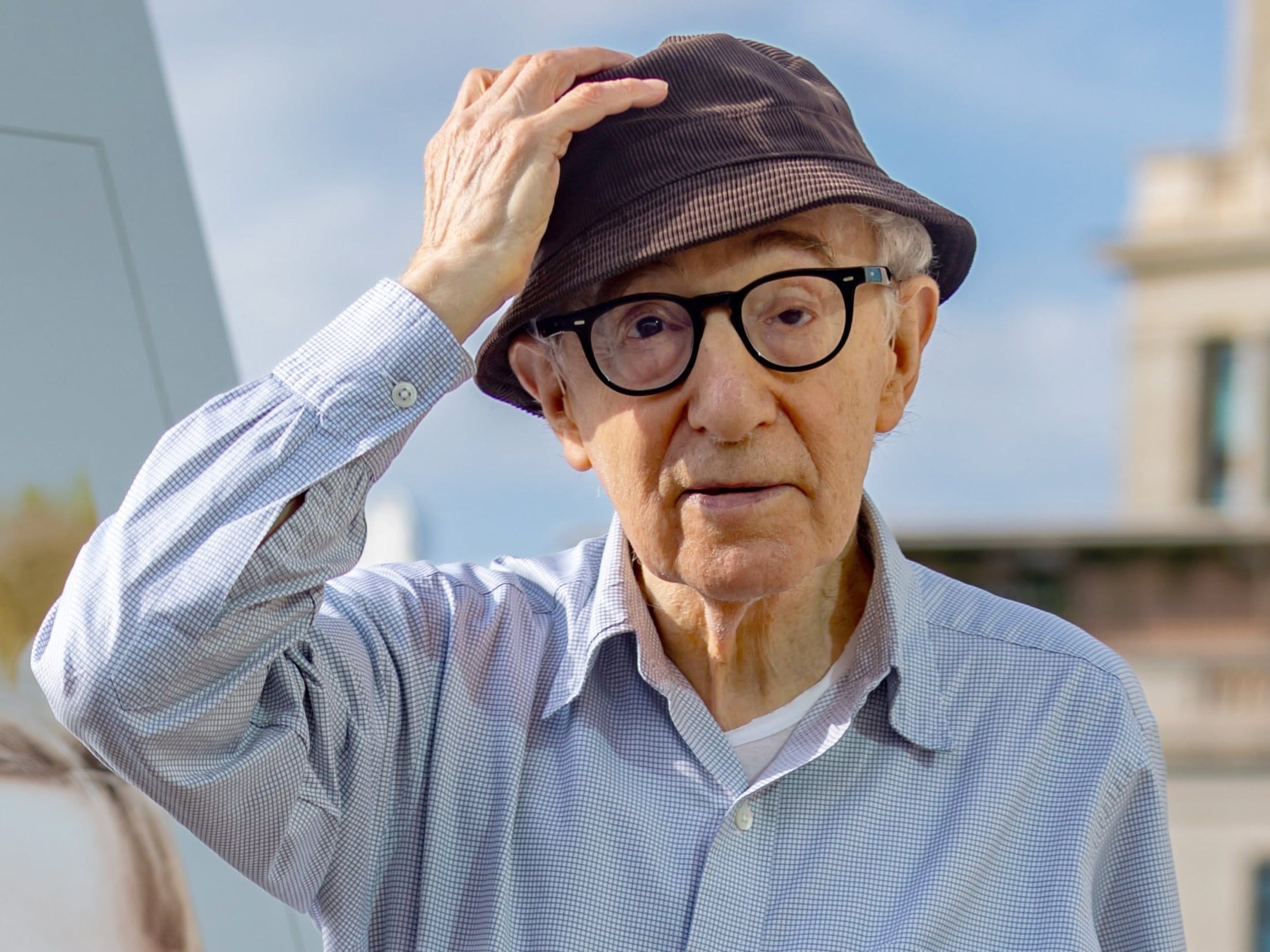 El director estadounidense, Woody Allen, en Barcelona, en 2019.