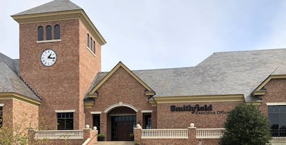 Sede central de Smithfield Foods en Smithfield, Virginia (Estados Unidos). 