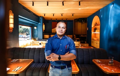 David Osorio, nacido en Colombia, 29 años, en el Oven de Concha Espina en el que es gerente.