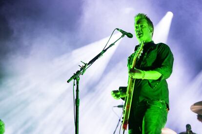 Josh Homme de Queens of the Stone Age durante su actuación en el Primavera Sound en Barcelona. 29 de mayo de 2014.