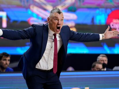 Jasikevicius, en el partido de cuartos ante Unicaja. acbphoto