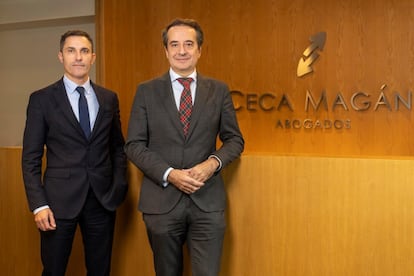 Daniel Lago y	Javier Romano, de Ceca Magán Abogados