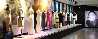 Selección de vestidos de Marilyn Monroe expuestos en 'De película'.