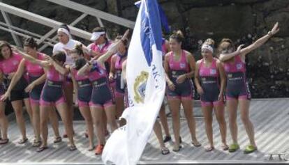 Las remeras de San Juan celebran el triunfo en categoría femenina.