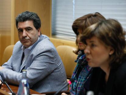 David Marjaliza, durante su comparecencia en la comisión que investiga la corrupción en la Asamblea de Madrid.