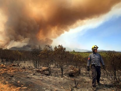 El incendio de Rasquera quemó 3.000 hectáreas.