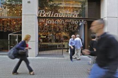 L'entrada del restaurant.