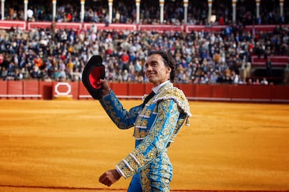 Curro Díaz, en la La Maestranza de Sevilla.