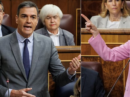 Pedro Sánchez y Cuca Gamarra han protagonizado un cruce de acusaciones en la sesión de control al Gobierno.