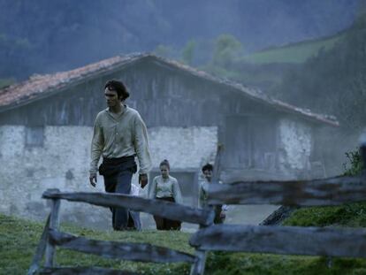 Eneko Sagardoy, en "Handia", película de Aitor Arregi.