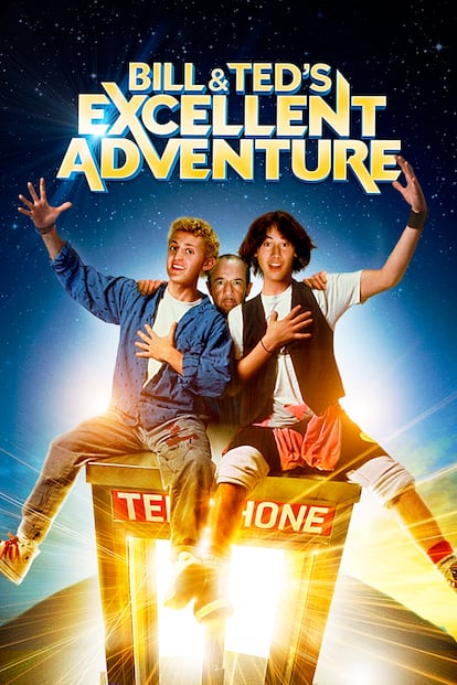 Las alucinantes aventuras de Bill y Ted (Stephen Herek, 1989). La primera gran película como protagonista de Keanu Reeves. Era una especie de versión instituto de El ministerio del tiempo, con dos cenutrios cateadores en historia universal que debían viajar al pasado y encontrarse con toda una serie de celebrities históricas (Freud, Juana de Arco, Napoleón Bonaparte) para arreglar el futuro. Circuló mucho entre la juventud aficionada a los cigarritos de la risa. De puro disparatada tiene su encanto y, por lo menos, lanzó al estrellato a Keanu.