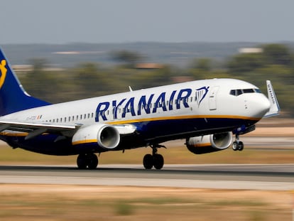 Un avión de Ryanair.