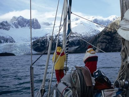 Traves&iacute;a porlar a bordo de un velero. 