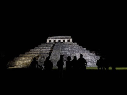 El Templo de las inscripciones, en Palenque.