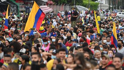 Protestas en Colombia suspensión de movilizaciones