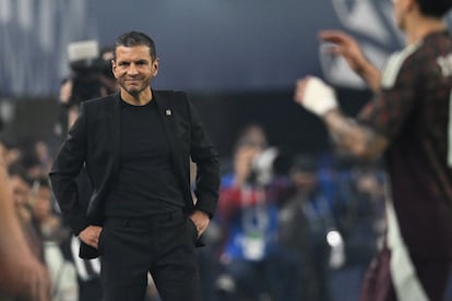 Jaime Lozano, ahora exentrenador de México, durante un partido de la selección contra Estados Unidos.