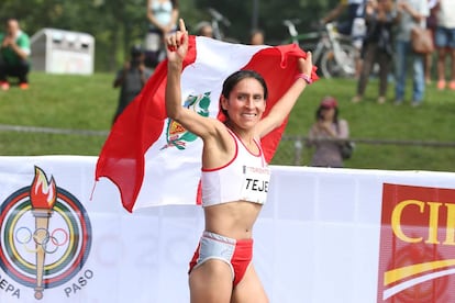 La maratonista peruana Gladys Tejeda.
