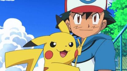 Los personajes Pikachu y Ash en 'Pokemon'.
