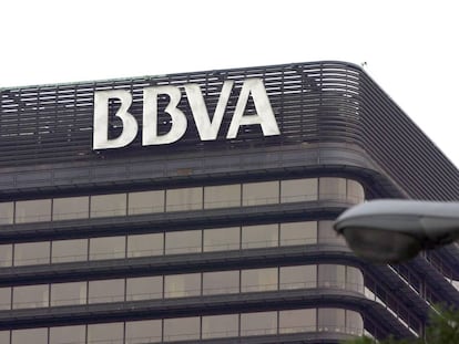 BBVA's Madrid headquarters.