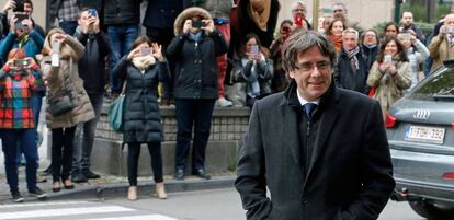 Puigdemont, a Brussel·les el 31 d'octubre.