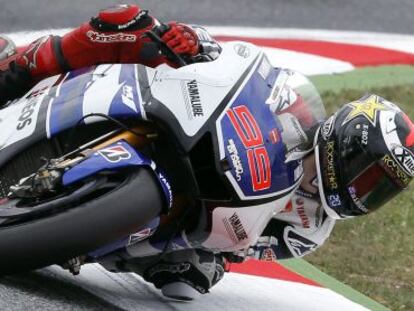 Jorge Lorenzo, en Montmeló.  