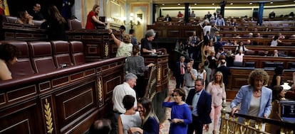 Votación en el Congreso para la elección de una administradora provisional única de RTVE.